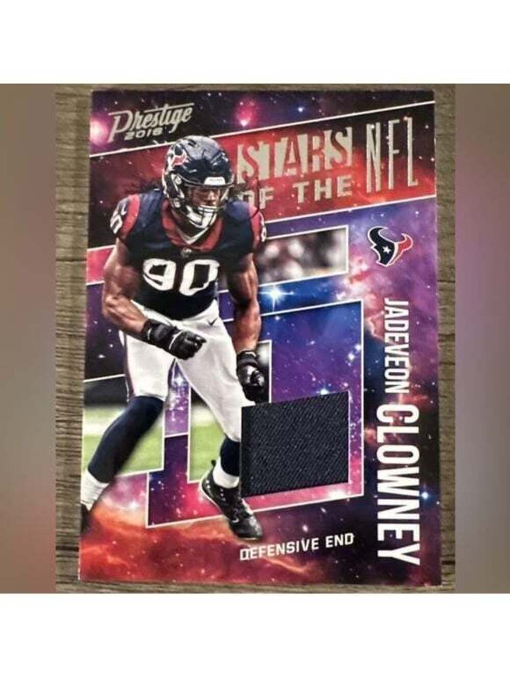 2018 Panini Prestige Stars of the NFL Game Used Jadeveon Clowney (ST-JC)